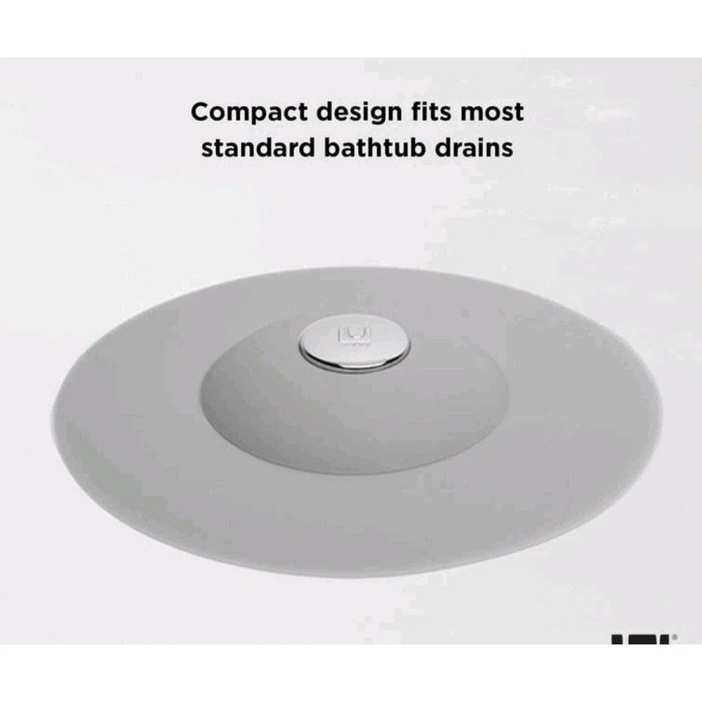 2 Umbra Flex Drain Stop Hair Catcher Universal Silicone Grey New Bathtub Shower